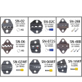 SN-48BTerminals Pliers Interchangeable Dies Wire Crimper Crimping Set 2.8 4.8 6.3 Insulation Electrical Clamp 10 jaws Tools kit