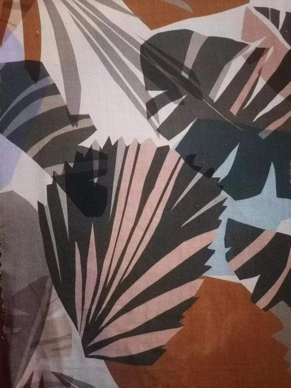Rayon Twill Digital Printed Fabric