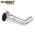 Motorcycle Full System Exhaust Escape Muffler Middle Connect Link Pipe Slip On For YAMAHA FZ1 FZ1N FZ1000 2005 to 2016