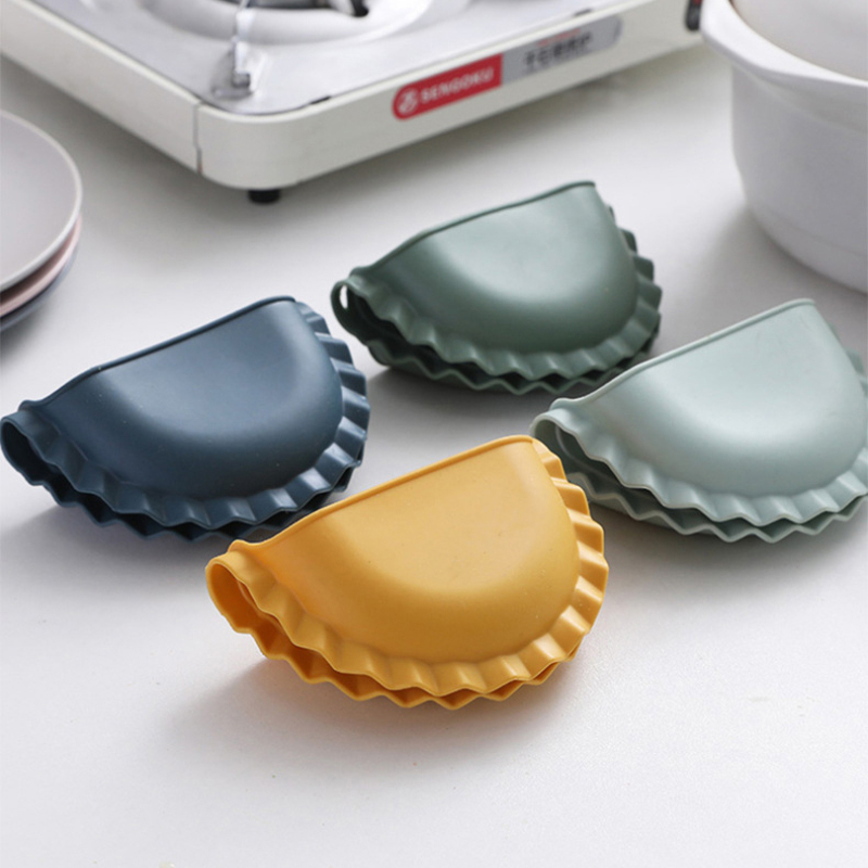 1 Pcs Pot Clips Insulated Heat Kitchen Organizer Anti-scald Microwave Oven Silicone Gloves Thicken Plate Clip Oven Mitts