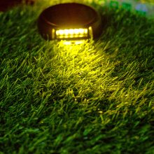 Solar underground lights are free of wiring throughout