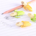 6pcs Banana Correction Rubber Eraser for Pencil Erasing Correcting Novelty Erasers Stationery Office School Student A6414