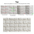 Soft 3D Fashion Wall Panel PE DIY Foam Bricks Wallpaper 60x30cm For Home Living Room Bedroom Waterproof Colorful