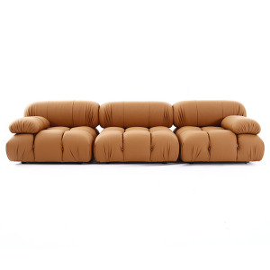 Modern Mario Bellini Leather Camaleonda Sofa