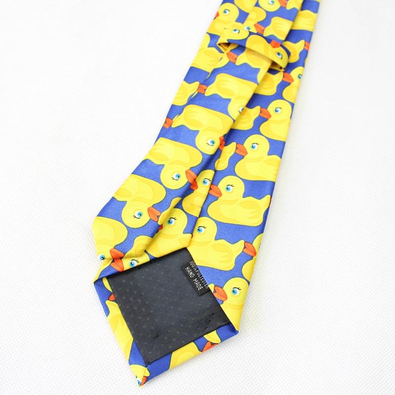 The Big 8 cm Yellow Rubber Ducky Ties For Men Same Style From How I Met Your Mother Barney's Neck tie Brand Gravata Cravat