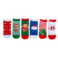 5pcs/lot Kids Socks Children Terry Snowflake Elk Santa Claus Christmas Bear Gift Christmas Cotton Winter Baby Girls Boys Socks