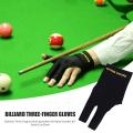 New Billiards Three Fingers Glove Spandex Left Hand Snooker Billiard Cue Glove Free Size Fitness Sports Accessories Equipment