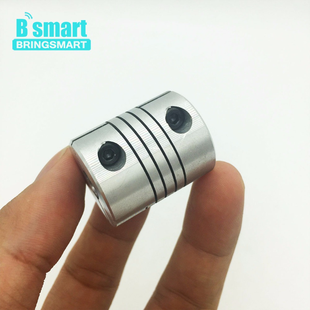 Bringsmart 4mm 6mm 8mm Gear Motor Shaft Coupling Screwed Coupling Round Shape Shaft Diameter Mini Tool For DIY Parts Car Motor