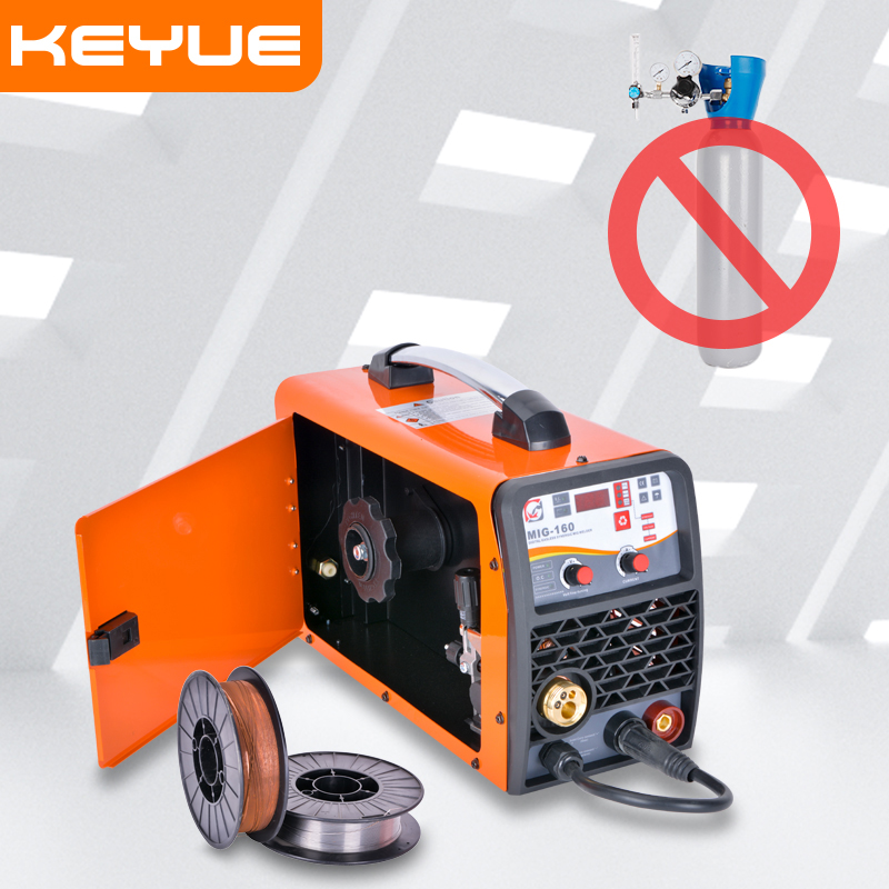 KEYUE MIG-200 DC 220V 5kg Wire Gas No Gas Self- Shielded Inverter Welding Machine MIG TIG ARC Welder