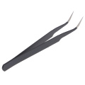 Hot New 1PC Micro Stainless Steel Point Curved Straight Tweezers Fine Tip