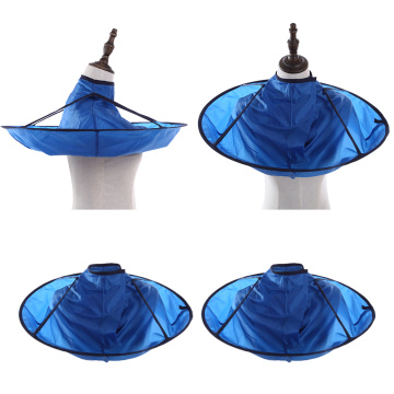 2pcs Pro Hair Cutting Cape Hair Catcher Hairdressing Umbrella Cloak Kit Blue