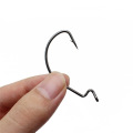 50pcs/lot Wide gap Texas fishing hooks offset fishhook for soft biat lure fishing Texas rig or Carolina rig fishing hook set