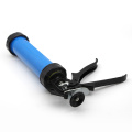 9inch round aluminum tube caulking gun black/blue/grey