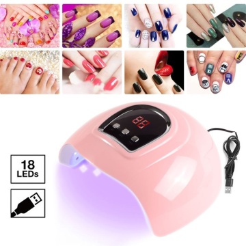 USB Nail Dryer UV LED Nail Gel Polish Curing Lamp Display Home Quick 30s/60s/90s Professional Timers Dryer US Dropship