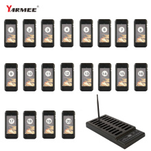 High Quality Wireless Restaurant Pager System For Restaurant Waiter Queue Calling Coffee Shop 20 Channeles YSP220