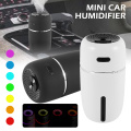 Car Air Humidifier 200mL USB With LED Light Car Air Humidifier Aroma Essential Oil Diffuser Mist Maker For Auto Home Office