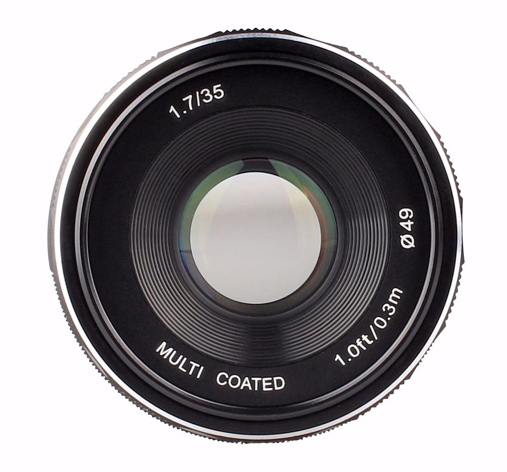 Meike MK-EM-35-1.7 35mm f 1.7 Large Aperture Manual Focus lens APS-C For Canon EOS-M Mirrorless DSR DSLR cameras Lenses