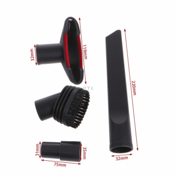 4 In 1 Vacuum Cleaner Brush Nozzle Home Dusting Crevice Stair Tool Kit 32mm 35mm