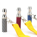 Stainless Steel Hookah Mouthpiece with Hang Rope Strap Silicon Reusable Mouth Tips Chicha Narguile Water Pipe Shisha Nozzle
