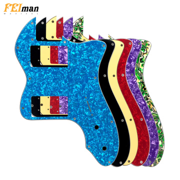 Pleroo Guitar Parts pickguard For Classic Series '72 Telecaster Tele Thinline Guitar With Wide Range Humbucker Pickups