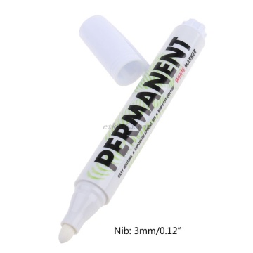 White Marker Pen Paint Oil Car Tire Marker Pen Waterproof Paint Marker Graffiti Pen Drop Shipping