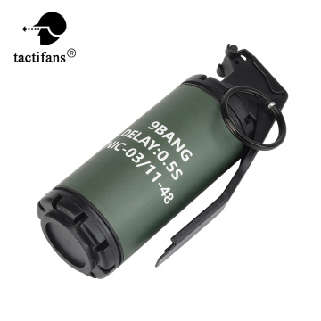 Tactical Flash 9 Bang Grenade Dummy Model Molle System Frag Gren Costume Military Airsoft Shooting Paintball Accessories