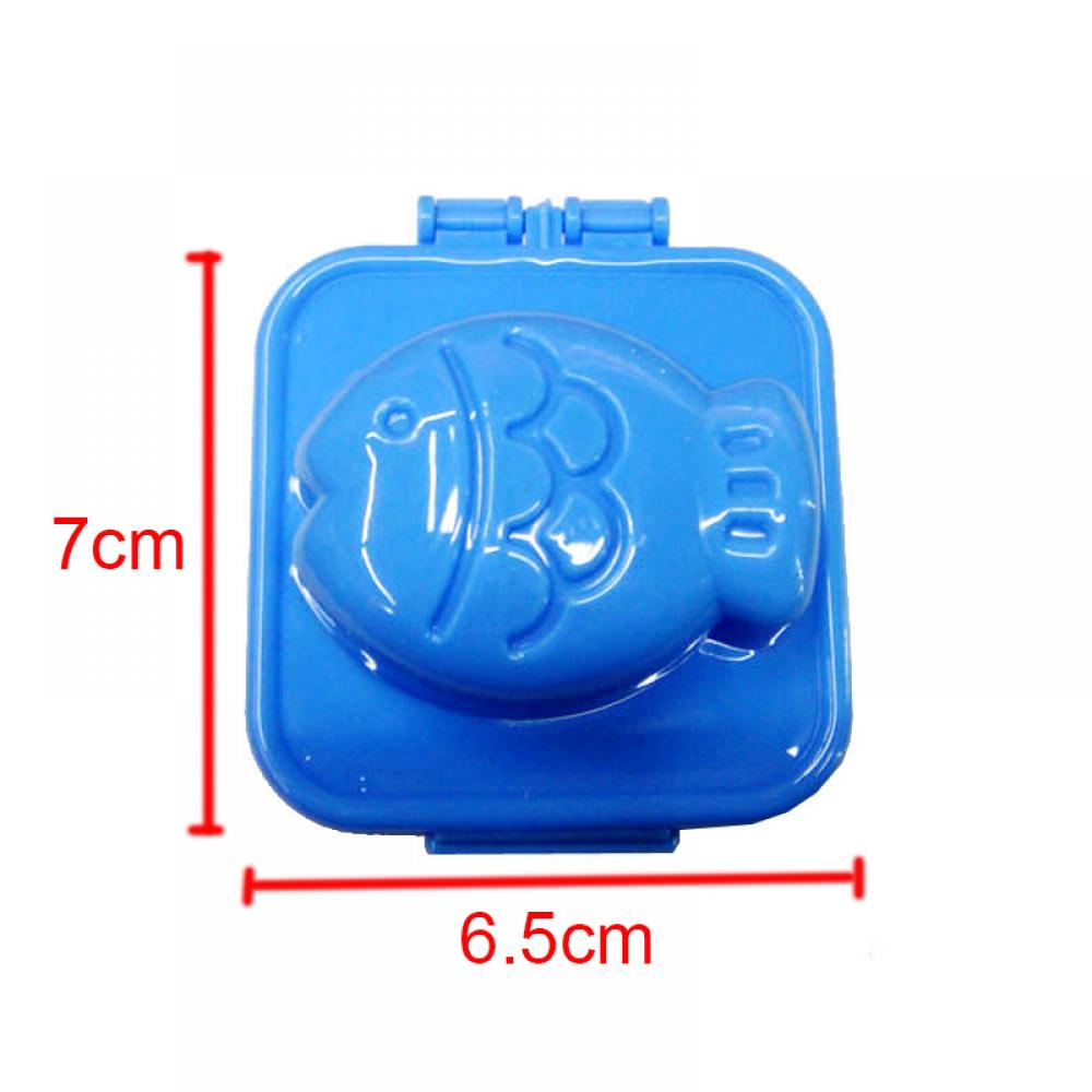 Boiled Egg Mold Cute Cartoon 3D Egg Ring Mould Bento Maker Cutter Decorating Egg Tool