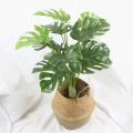 85cm Large Artificial Plants Tropical Tree Fake Monstera Leaves Plastic Palm Tree Real Touch Turtle Leaf Home Wedding Decoration