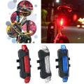 Bike Light Waterproof Taillight LED USB Rechargeable Mountain Bike Bicycle Light Taillamp Safety Warning Light Bike Accessories