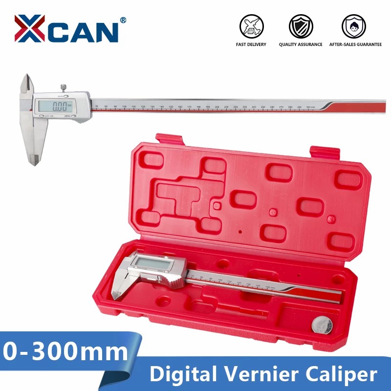 XCAN Electronic Digital Vernier Caliper 0-150mm 0-200mm 0-300mm Digital Calipers Metal Micrometer Measuring Tool