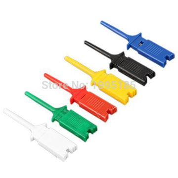 Hot Sale 12X SMD IC 6 Colors Test Hook Clip Grabbers Test Probe Free shipping