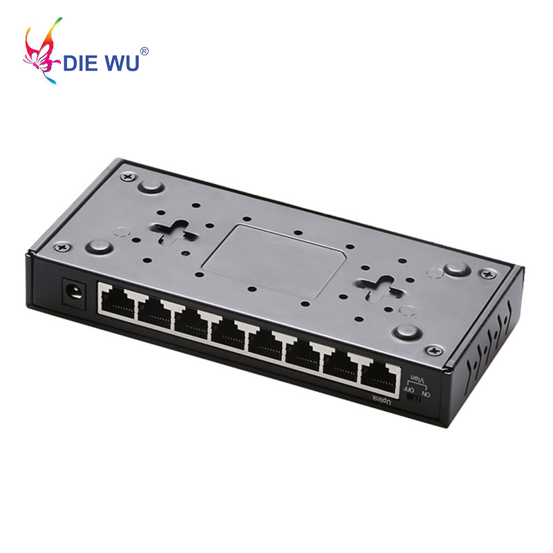 8 Port Gigabit Switch Desktop RJ45 Ethernet Switch 1000mbps Lan Hub switch 8 port Shell Plastic Network Switch EU US plug