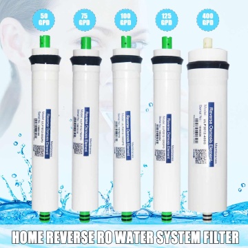 50/75/100/125/400GPD Home Kitchen Reverse Osmosis RO Membrane Replacement Cartridges Water System Filter Water Purifing