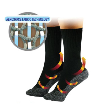 1 pair 35 Degree Winter Thermal Heated Socks Aluminized Fibers Thicken Super Soft Unique Ultimate Comfort Socks Keep Foot Warm