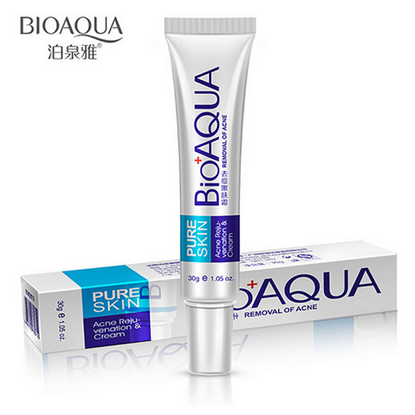 Skin Care Brand BIOAQUA Acne Scars Cream Acne Treatment Face Care Anti Acne Removal Gel Whitening Moisturizing Cream 30g Makeup