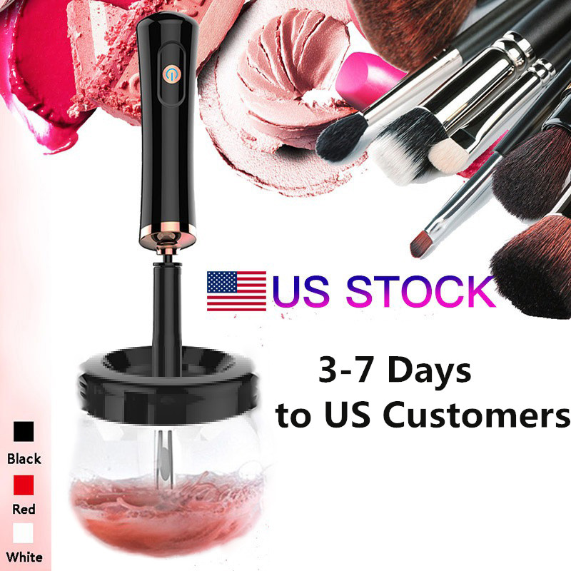 Electric Makeup Brush Cleaner & Convenient Washing Make up Brushes Cleanser Cleaning Tool Machine