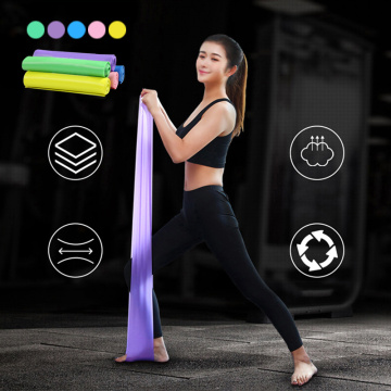 1.5M Yoga Rubber Resistance Bands Expander Loop Band Indoor Outdoor Fitness Equipment Pilates Exercises Elastic Bands Unisex