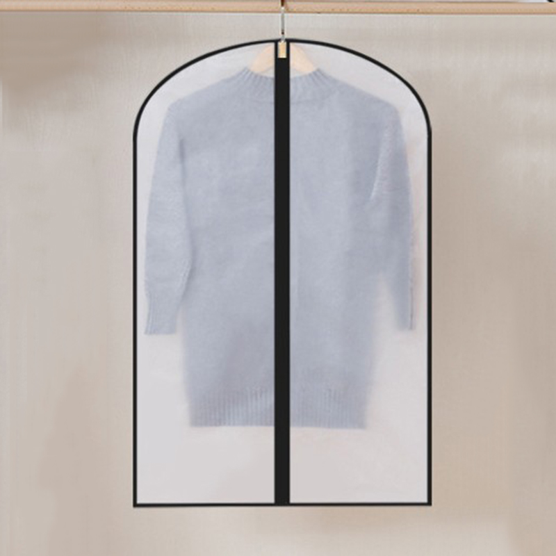 Clothes Hanging Garment Bags Clothes Suit Coat Dust Cover Home Storage Bag Dustproof Cover Clothes Bag Wardrobe Hanging Clothing