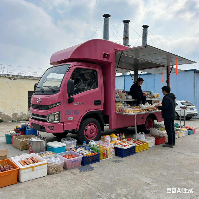 Fruit and Vegetable Department Store Sales Vehicle