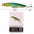 1 Pcs Topwater Floating Pencil Fishing Lure 95mm 18g Sub Surface Dying Fish Lures Artificial Hard Bait Pesca Fishing Tackle