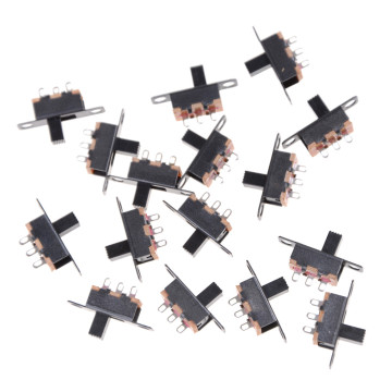 20PCS SS12F15G5 SPDT 3 Pin 2 Position toggle switch Interruptor on-off Slide Switch PCB Mount SPDT Slide Switches