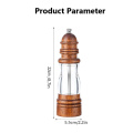 8 inch Manual Pepper Grinder Wood Sea Salt Pepper Spice Grinder Handheld Pepper Mills Home Household Restaurant Kitchen Tools