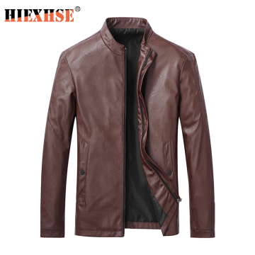 Men Jacket Leather 2020 News Motorcycle Men's Leather Lapel Versatile Personality Slimming Zipper Pocket Men's Wash Leather Coat