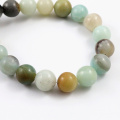 8mm 45pcs/string Natural Amazonite stone beads Forest Loose Round beads For jewelry making Wholesale and Retail-M7-11