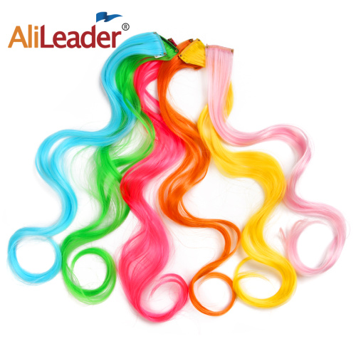 Rainbow Curly Hair Pieces Clip On Hair Extension Supplier, Supply Various Rainbow Curly Hair Pieces Clip On Hair Extension of High Quality