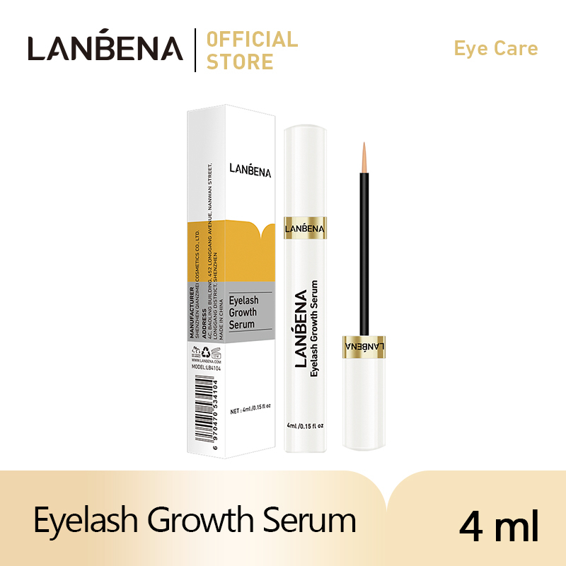 LANBENA Eye care essence 7 Day Eyelash Enhancer Longer Fuller Thicker Lashes Eyelashes and Eyebrows Enhancer Eye Serum Makeup