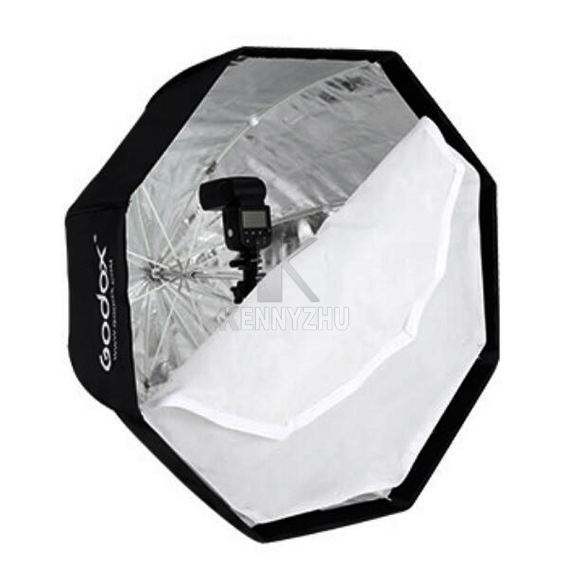 2pcs/lot Godox 120cm/47" Octagon Umbrella Softbox Octa Soft Box Diffuser Reflector for Studio Flash Strobe Speedlite