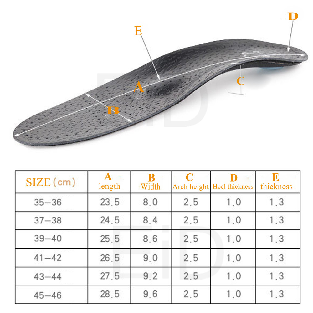 Leather Orthopedic Insoles Orthotics flat foot Health Sole Pad for Shoes insert Arch Support pad for plantar fasciitis Feet Care