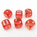 14.5MM Printing Precision Dice Translucent Red 0.57inch
