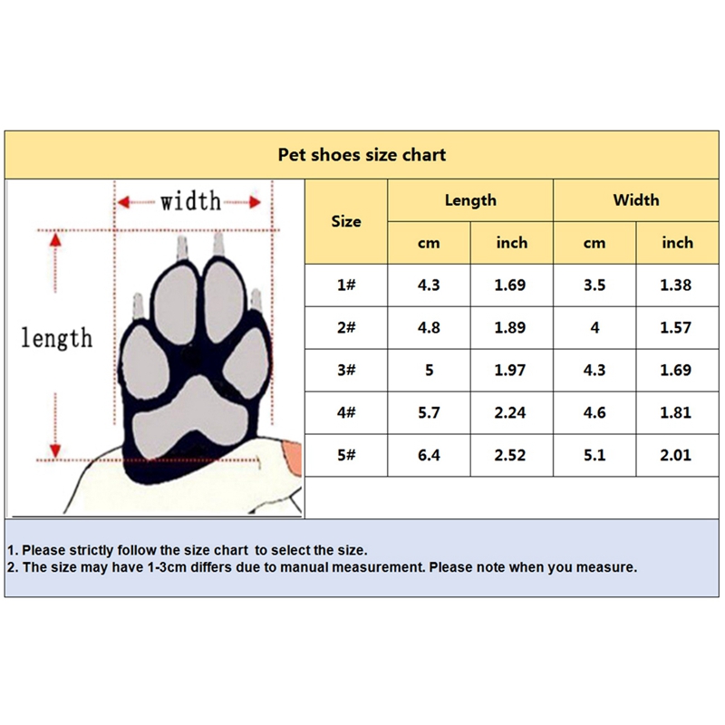 4pcs/set Waterproof Pet Boots Dog Shoes Soft Bottom Shoes for dogs Thick Anti-slip Winter Warm Dog Socks Dogs Protectors Shoes